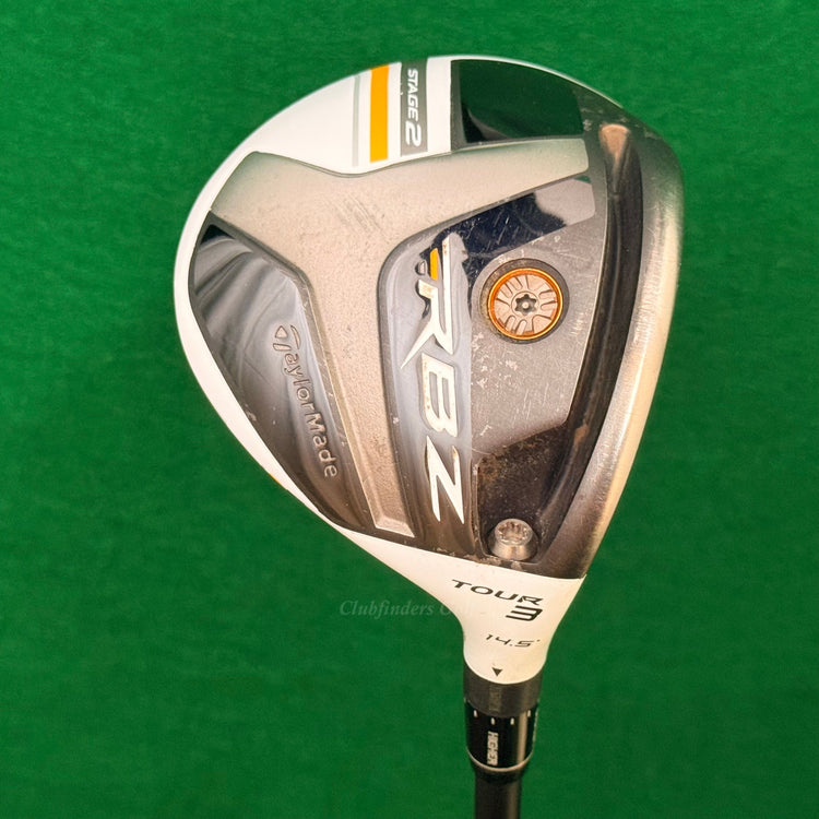 TaylorMade RBZ Stage 2 Tour 14.5° Fairway 3 Wood RocketFuel 70-S Stiff
