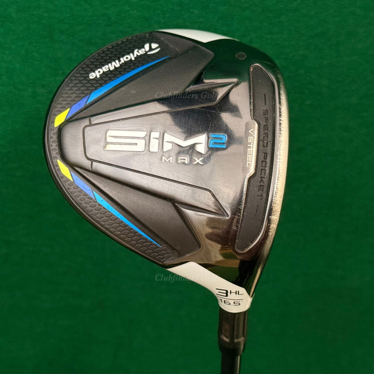TaylorMade SIM 2 MAX 16.5° Fairway Wood 3HL Fujikura Ventus Blue FW 5-R Regular