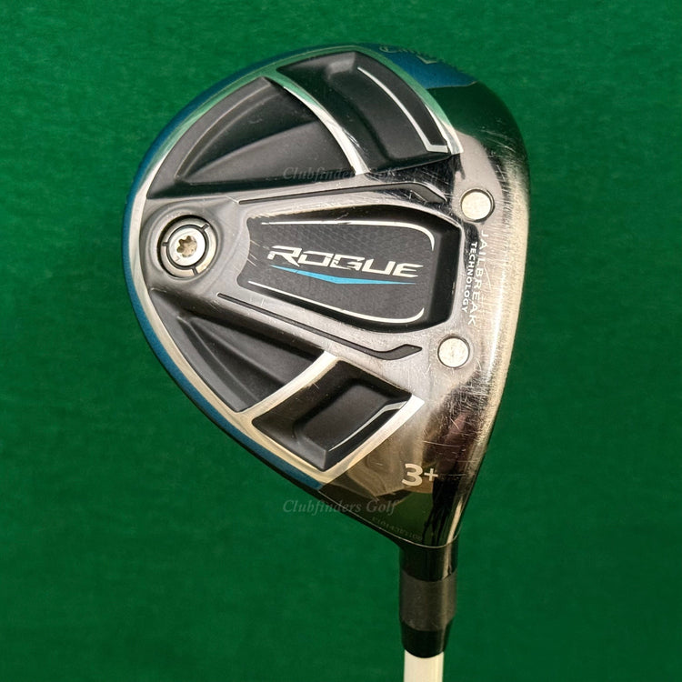 Callaway Rogue Fairway Wood 3+ Fujikura Motore Speeder 757 Graphite Extra Stiff