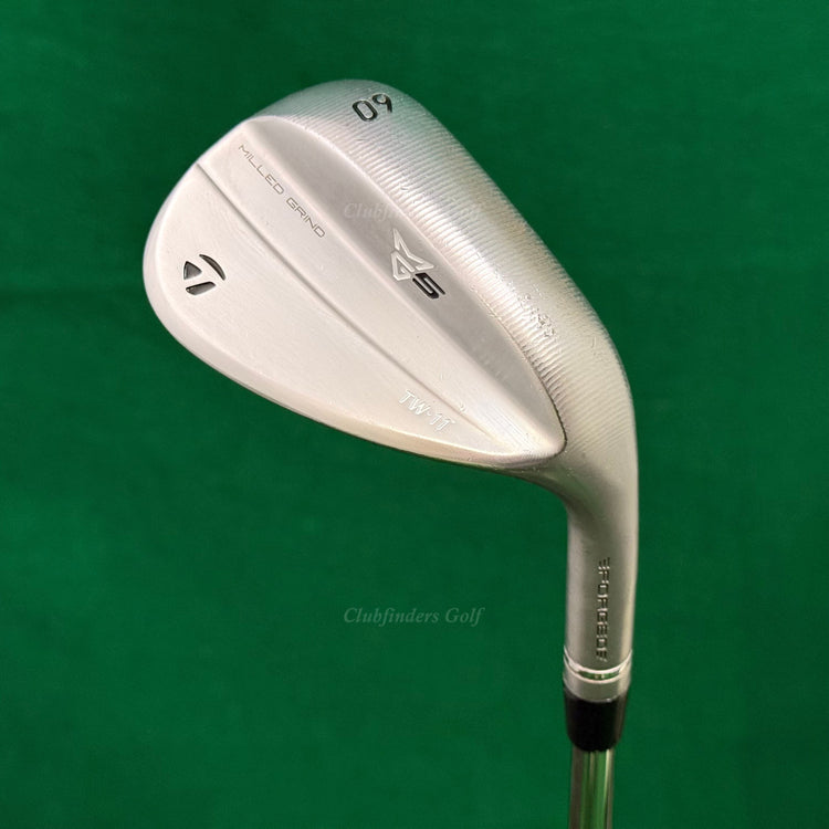 TaylorMade Milled Grind 5 MG5 60-TW11 60° Lob Wedge Stepped Steel Wedge Flex
