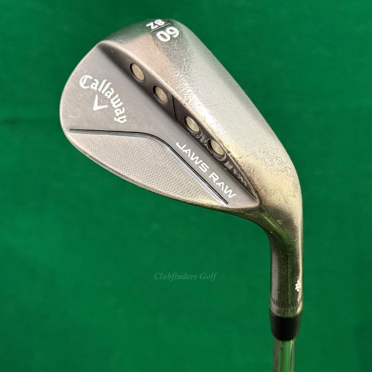 Callaway Jaws Raw Black Plasma 60-8Z 60° Lob Wedge Stepped Steel Wedge Flex