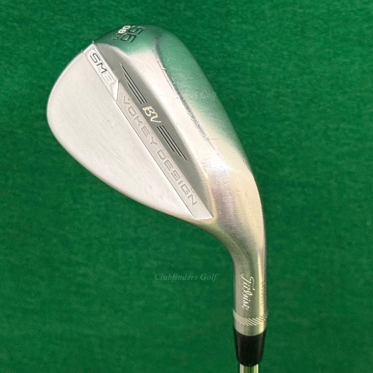 Titleist Vokey SM8 Chrome 56-8M 56° Sand Wedge Stepped Steel Wedge Flex