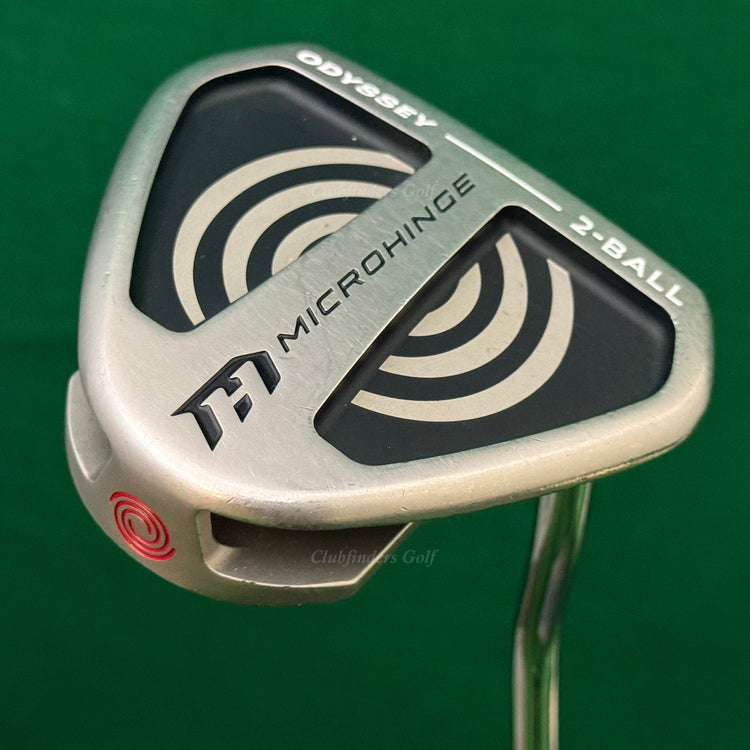 Odyssey 2024 Microhinge 2-Ball 35" Double-Bend Mallet Putter Golf Club w/ HC