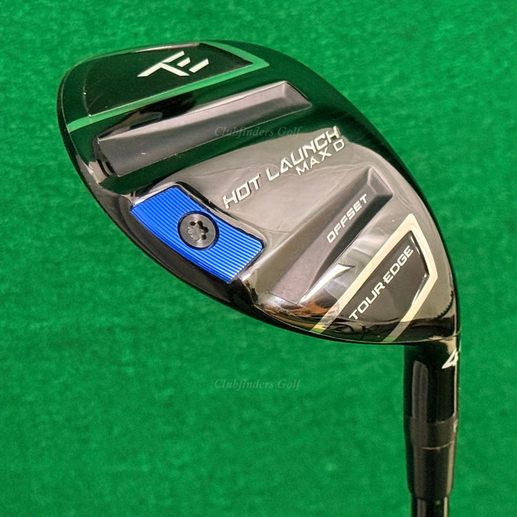 Tour Edge Hot Launch MAX D 22° 4 Hybrid Aldila Ascent 55-R Graphite Regular w/HC