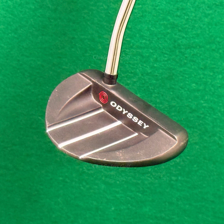 Odyssey White Hot Pro V-Line Black Double-Bend 35.25" Putter w/ Super Stroke