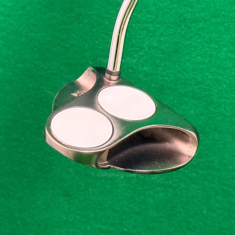 Odyssey White Ice 2-Ball Long 43" Double-Bend Mallet Putter w/ Super Stroke