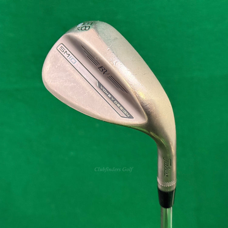 Titleist Vokey SM10 Nickel 58-8M 58° Lob Wedge Vokey Design Steel Wedge Flex