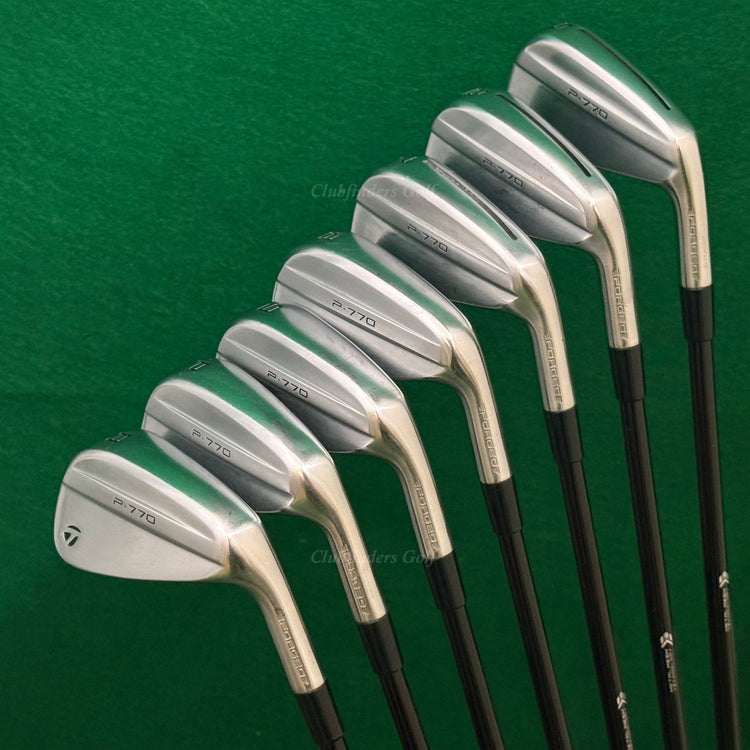 TayorMade P-770 Forged 2024 4-PW Iron Set Mitsubishi MMT 65/R Graphite Regular