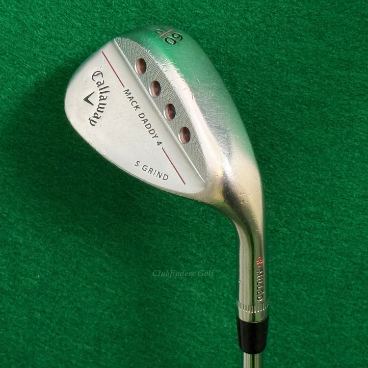 Callaway Mack Daddy 4 Chrome 60-10S 60° Lob Wedge Stepped Steel Wedge Flex