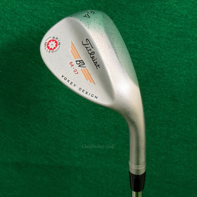 Titleist Vokey Spin Milled 2009 Chrome 64-7 64° Lob Wedge Vokey Design