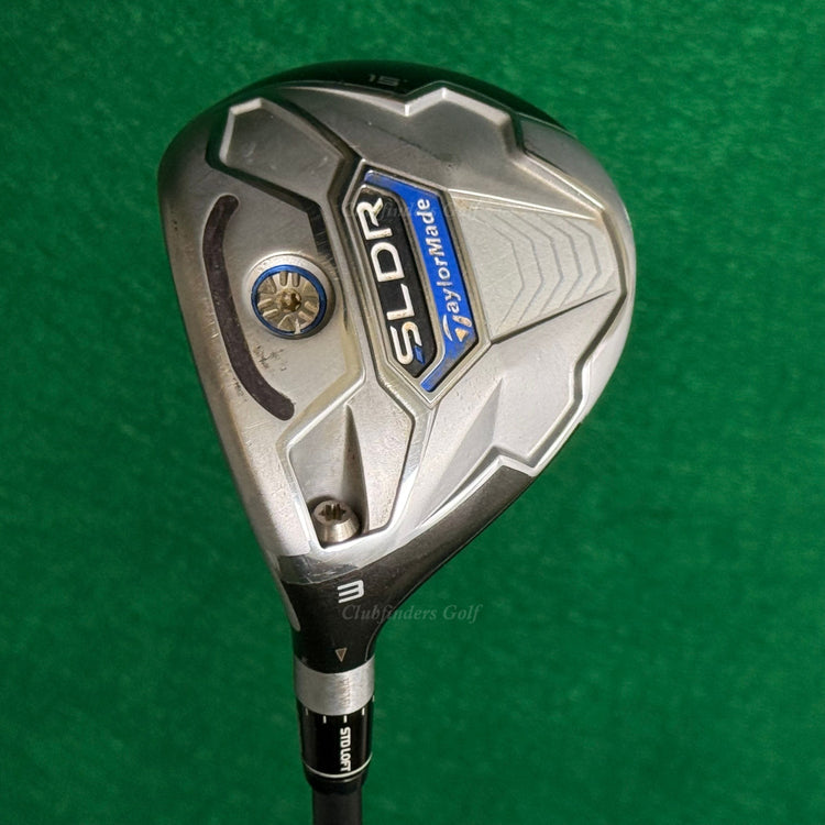 LH TaylorMade SLDR 15° Fairway 3 Wood Fujikura Speeder 77-S Graphite Stiff