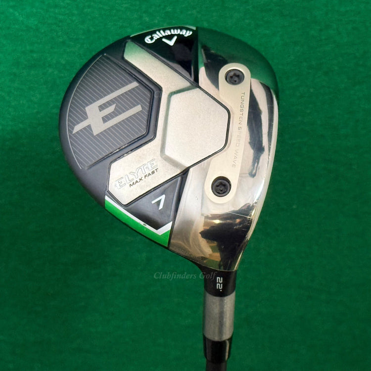 Callaway ELYTE Max Fast 22° Fairway 7 Wood Vanquish 4-R2 Graphite Seniors w/HC