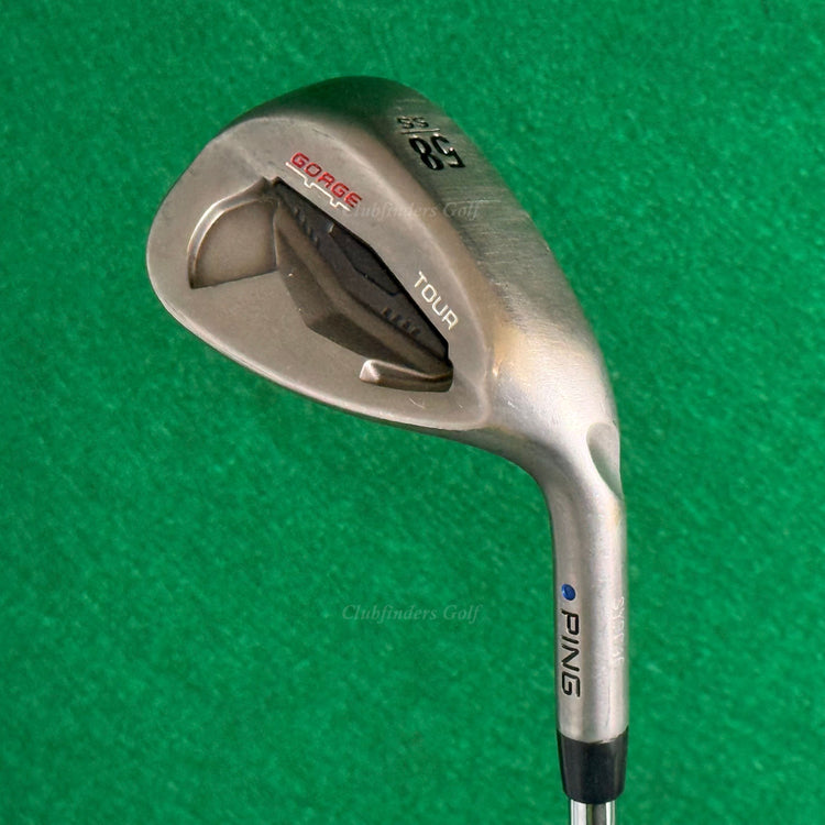 Ping Tour Gorge Blue Dot 58-SS 58° Lob Wedge Rifle 6.5 Steel Extra Stiff