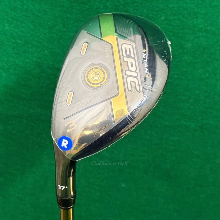 NEW LH Callaway EPIC MAX Star 17° 3 Hybrid ATTAS Speed Series 50-R Regular w/HC
