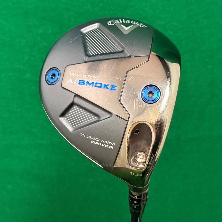 Callaway Paradym Ai Smoke TI 340 Mini 11.5° Driver Kai'li White 60S Stiff