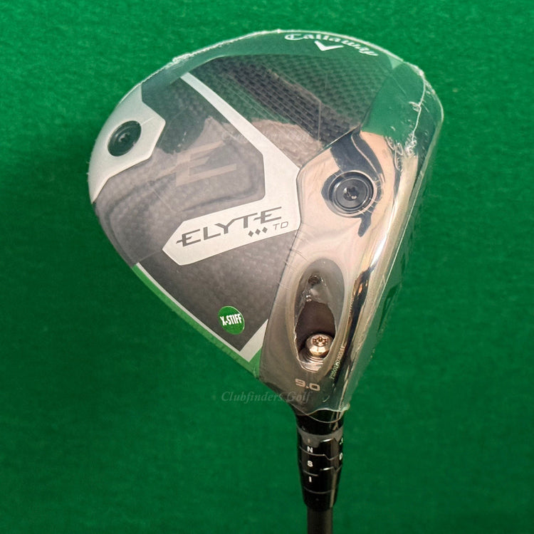 NEW Callaway ELYTE Triple Diamond TD 9° Driver Tensei 1K Black 65 XStiff w/ HC