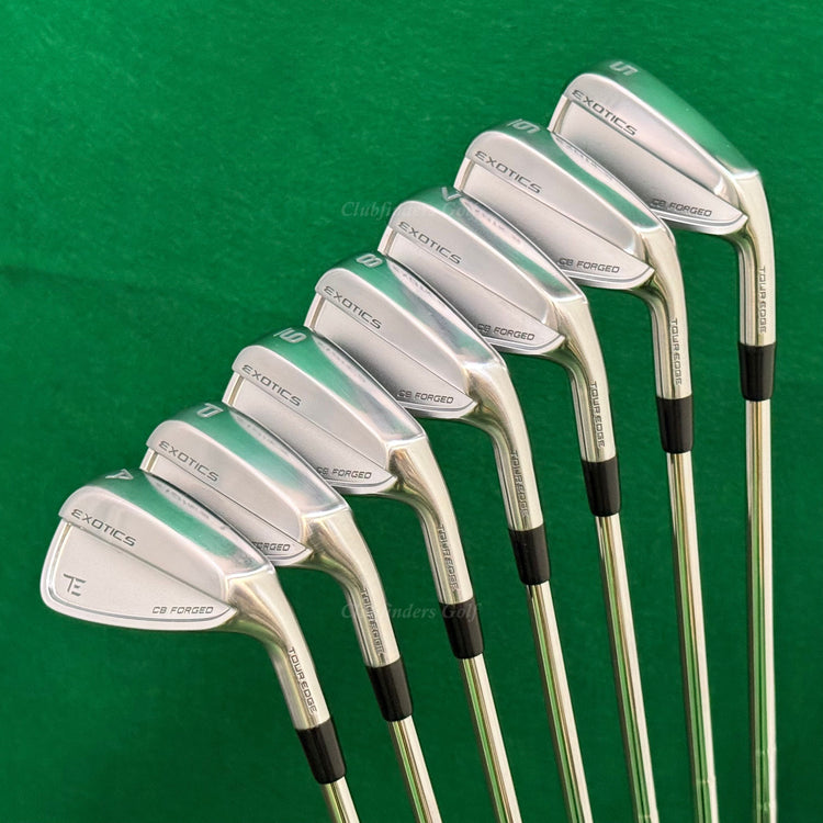 Tour Edge Exotics CB Forged 2025 5-AW Iron Set KBS Tour 120 Steel Stiff