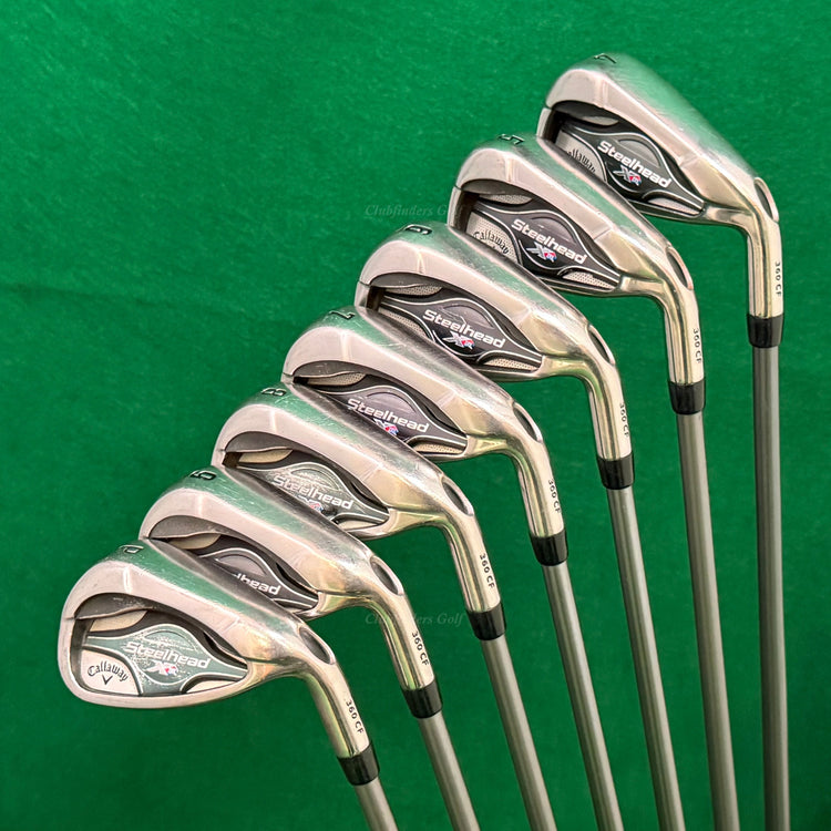 Callaway Steelhead XR 360 CF 4-PW Iron Set Ozik Program F15 55A Graphite Seniors