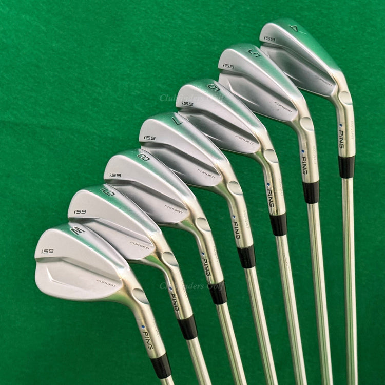 Ping i59 Forged Blue Dot 4-PW Iron Set Project X LS 6.0 120G Steel Stiff