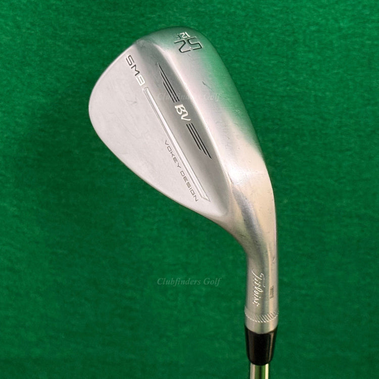 Titleist Vokey SM9 Chrome 52-12F 52° Gap Wedge Vokey Design Steel Wedge Flex