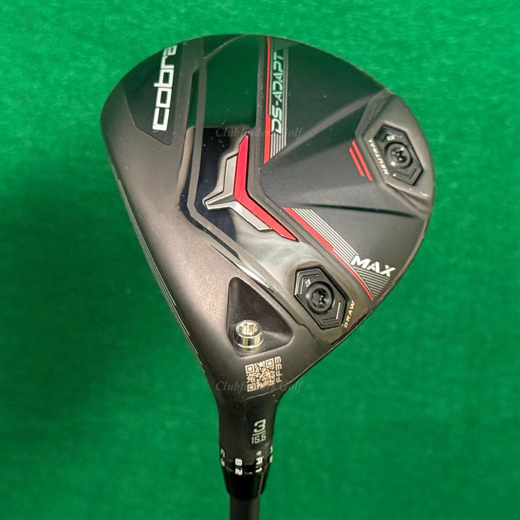 LH Cobra DS-ADAPT MAX 15.5° Fairway Wood 3 Mitsubishi Vanquish 4/R2 Seniors