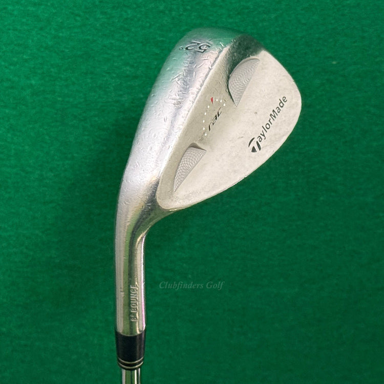 LH TaylorMade RAC Chrome 52-8 52° Gap Wedge TaylorMade RAC Steel Wedge Flex
