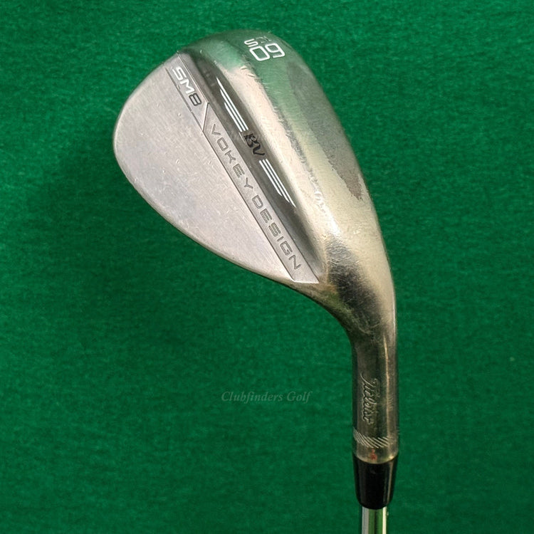 Titleist Vokey SM8 Brushed 60-10S 60° Lob Wedge Vokey Design Steel Wedge Flex