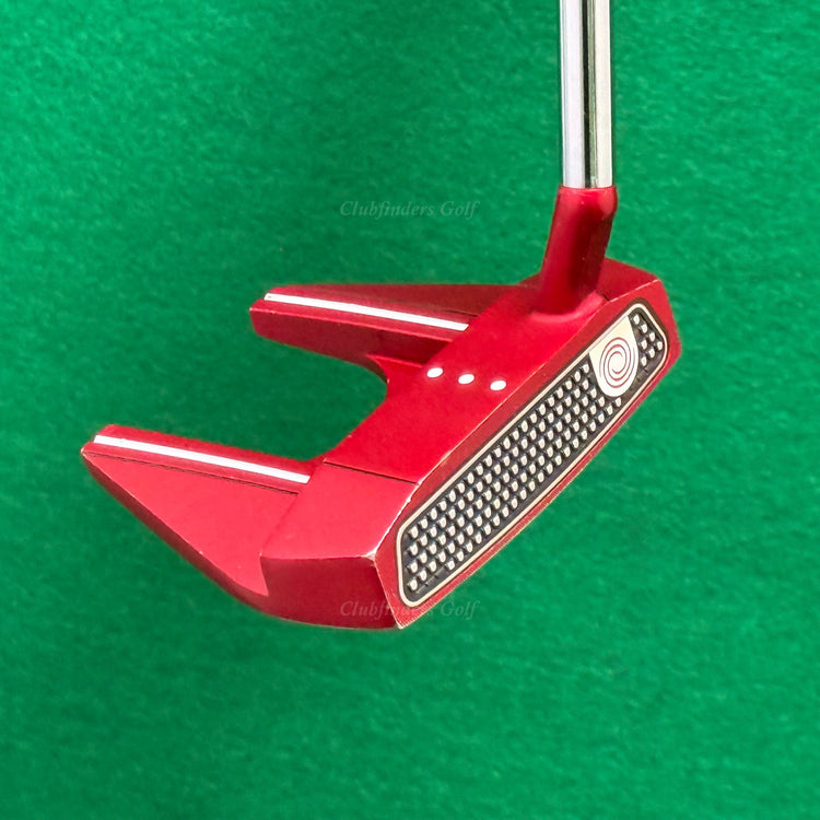 Odyssey O-Works Red 7s 34" Slant-Neck Mallet Putter Golf Club w/ Super Stroke
