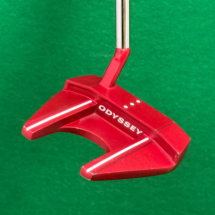 Odyssey O-Works Red 7s 34" Slant-Neck Mallet Putter Golf Club w/ Super Stroke