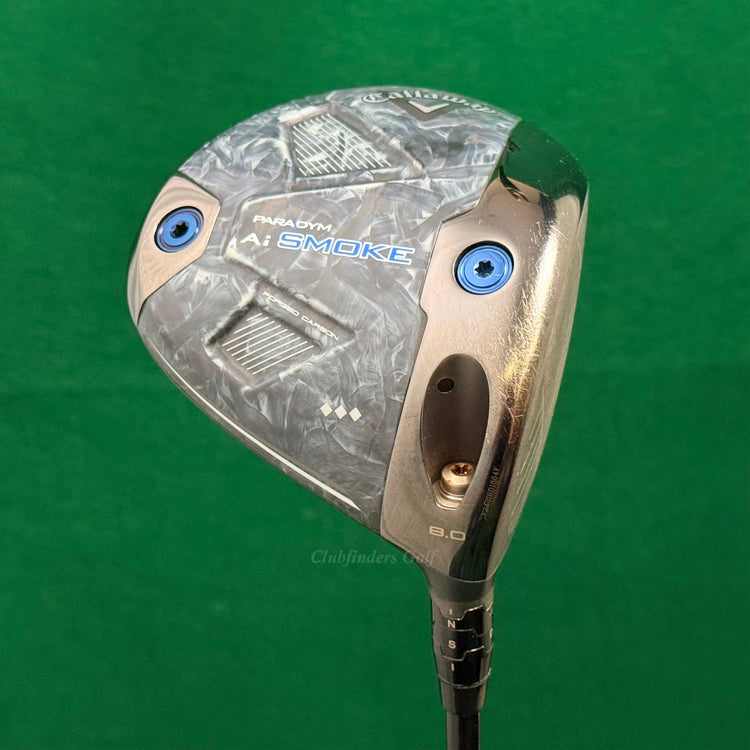 Callaway Paradym Ai Smoke Triple Diamond 8° Driver HZRDUS Smoke RDX 6.0 Stiff