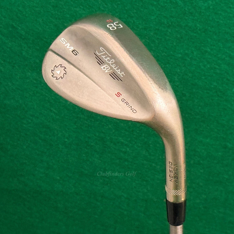Titleist Vokey SM6 Steel Gray 58-10S 58° Lob Wedge SteelFiber i110cw Regular