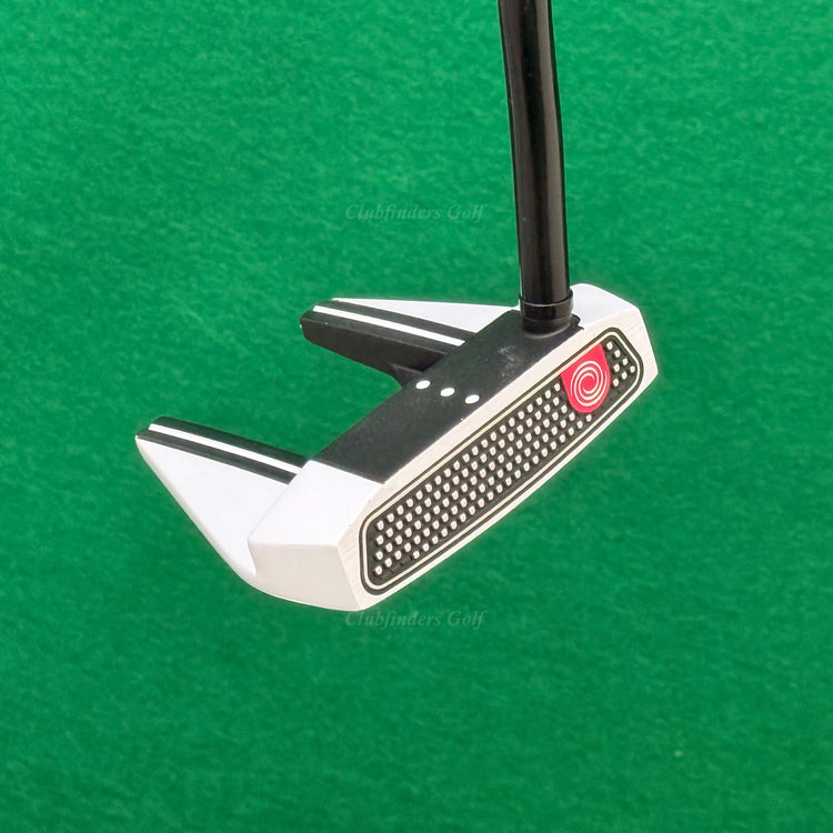 Odyssey O-Works #7 Black/White 35" Double-Bend Mallet Putter w/ Super Stroke