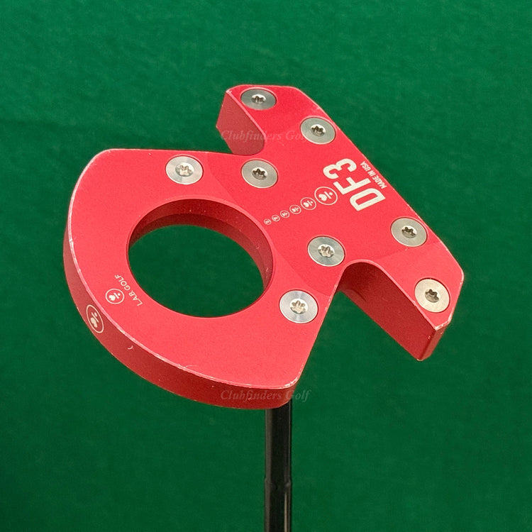 LAB Golf DF3 Custom Red 34" Center-Shaft Putter Golf Club w/ Headcover