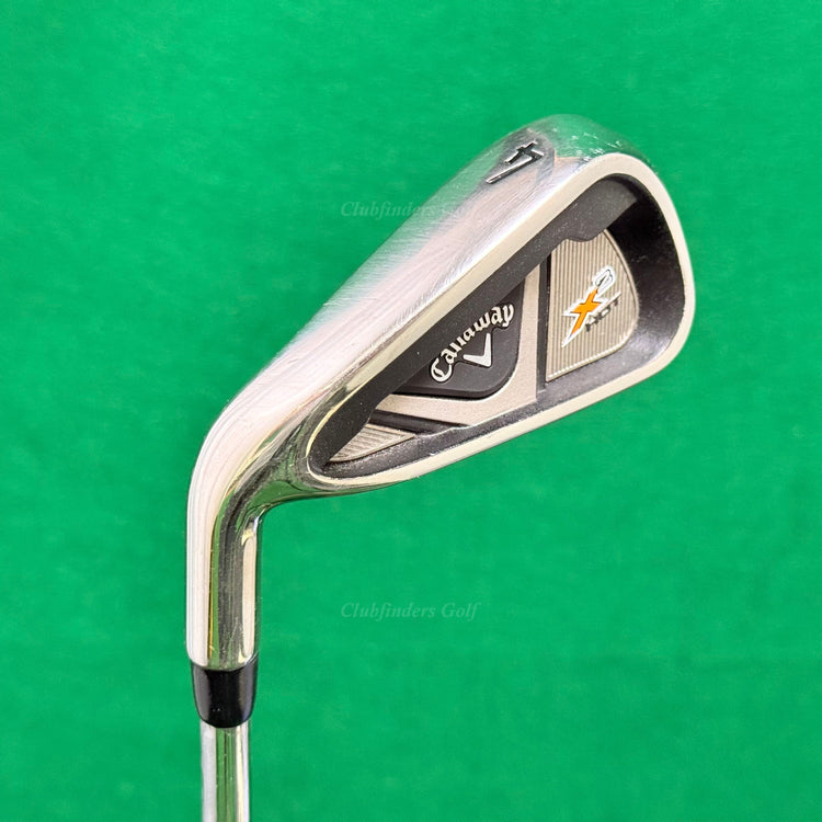 LH Callaway X2 Hot Single 4 Iron True Temper Dynamic Gold S300 Steel Stiff