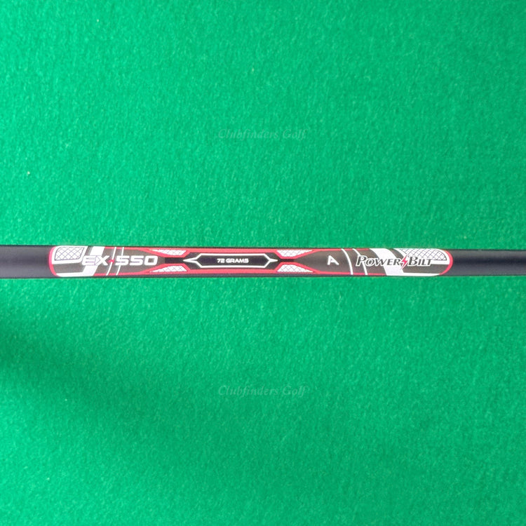 PowerBilt EX-550 4-PW, SW Hybrid Iron Set Factory 72g Graphite Seniors