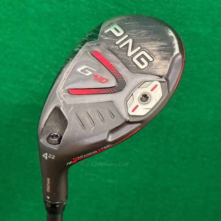 LH Ping G410 22° 4 Hybrid Ping Alta CB 70-S Graphite Stiff