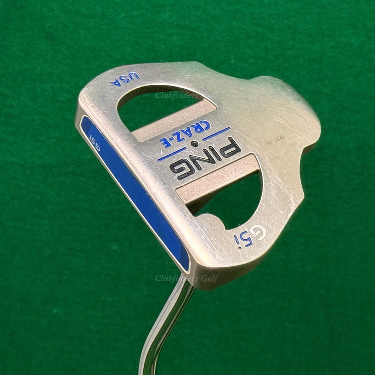 LH Ping G5i Craz-E Black Dot 35" DB Heel-Shafted Mallet Putter w/ Super Stroke