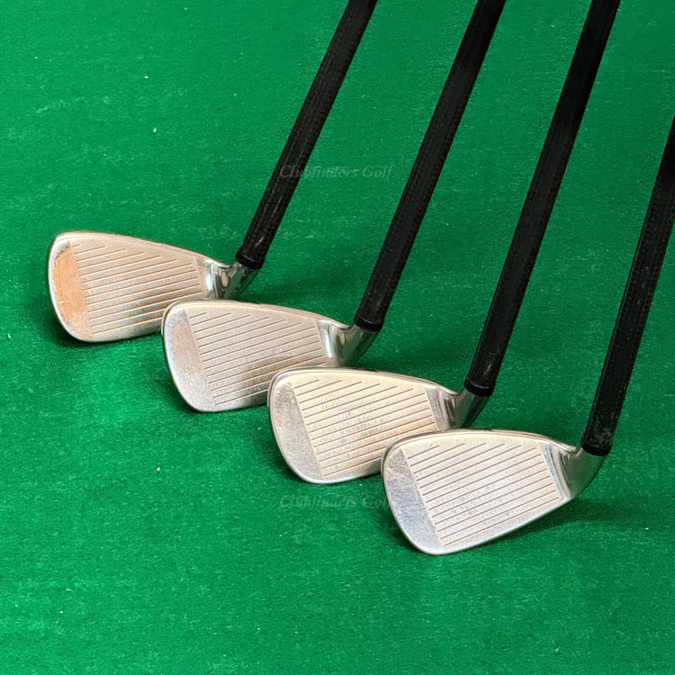 Wilson Deep Red 3-PW Iron Set Factory UST Fat Shaft Tri-Ply Graphite Regular