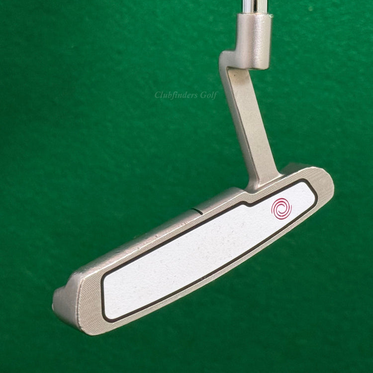 Odyssey White Hot Pro #1 Chrome Plumbers-Neck 34.5" Putter w/Super Stroke