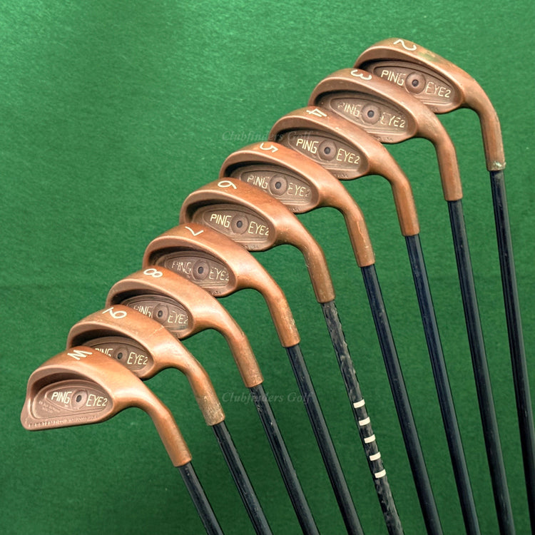 Ping Eye 2 BeCu Copper Black Dot 2-PW Iron Set Fenwick WC 3 Regular *Read*