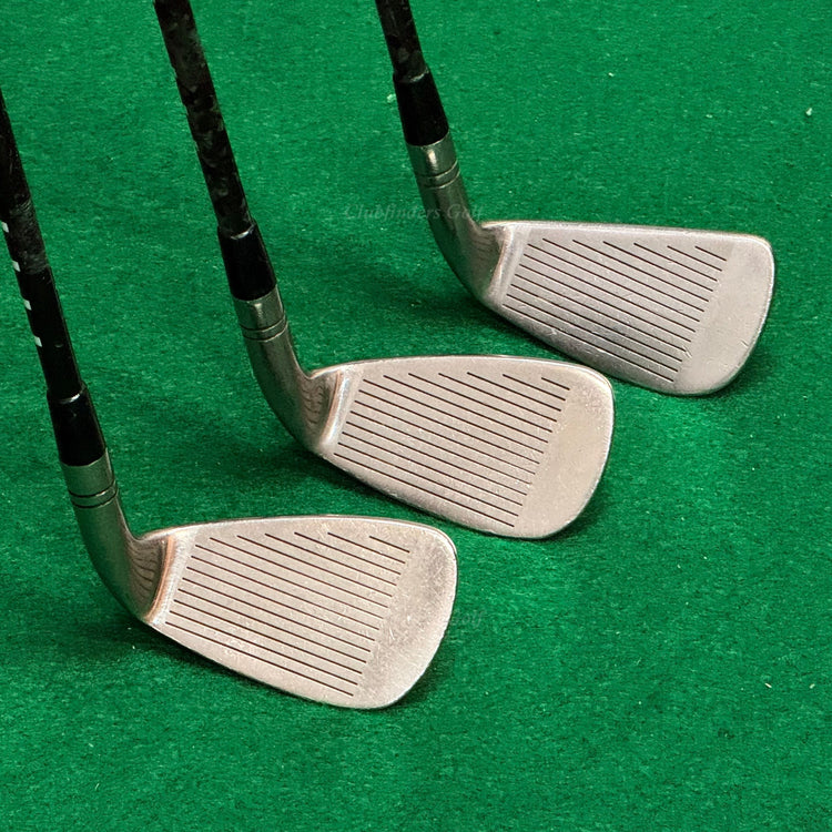 LH Adams Assault VMI 3-PW Iron Set Factory VMI Supershaft Graphite Stiff *Read*