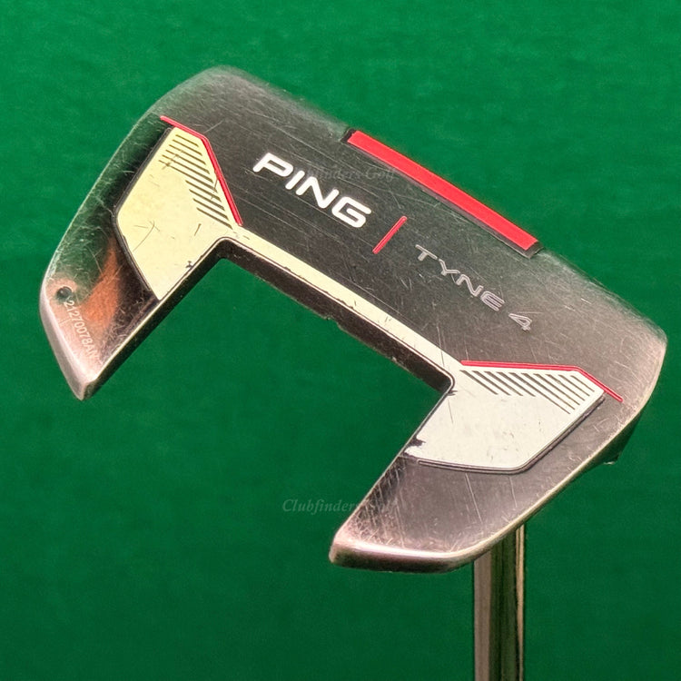 Ping 2021 TYNE 4 Black Dot 35" Flow-Neck Putter Golf Club Strong Arc