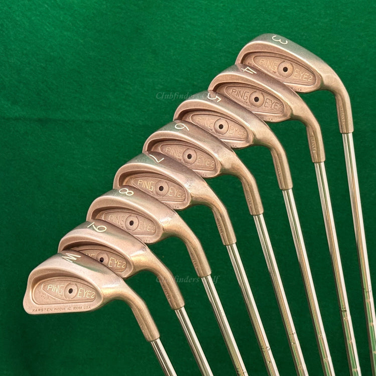 Ping Eye 2 Black Dot 3-PW Iron Set Karsten ZZ-Lite Steel Stiff