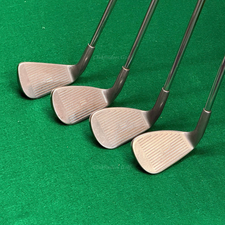 VINTAGE Tommy Armour E.Q.L. One Swing Design 3-PW, SW Iron Set TT Steel Stiff