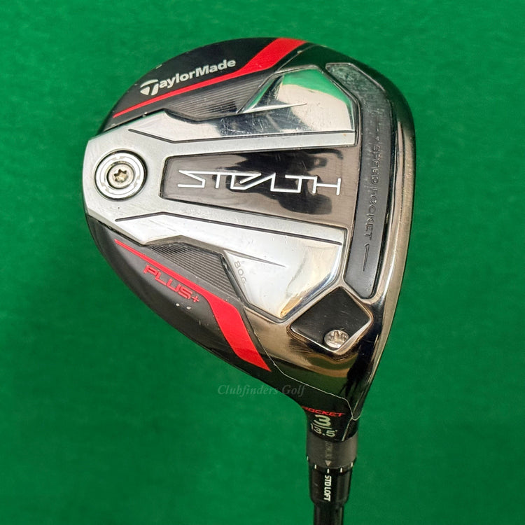 TaylorMade Stealth Plus+ Rocket 13.5° Fairway 3 Wood HZRDUS Red 6.0 75g Stiff