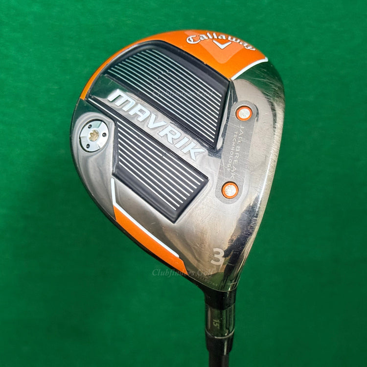 Callaway Mavrik 15° Fairway 3 Wood UST Mamiya Helium 5F2 Graphite Seniors