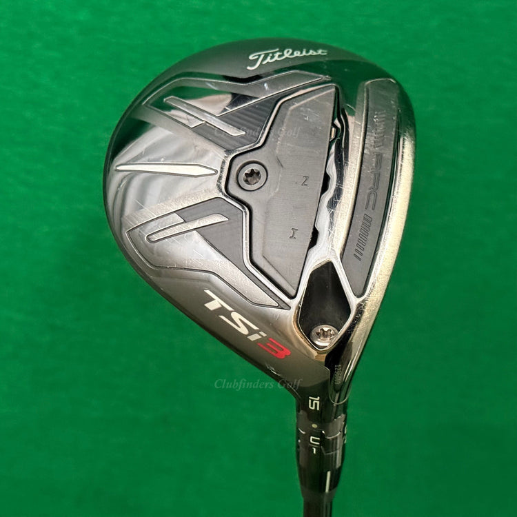 Titleist TSi3 15° Fairway Wood HZRDUS Smoke Green RDX TX 75g Tour Extra Stiff