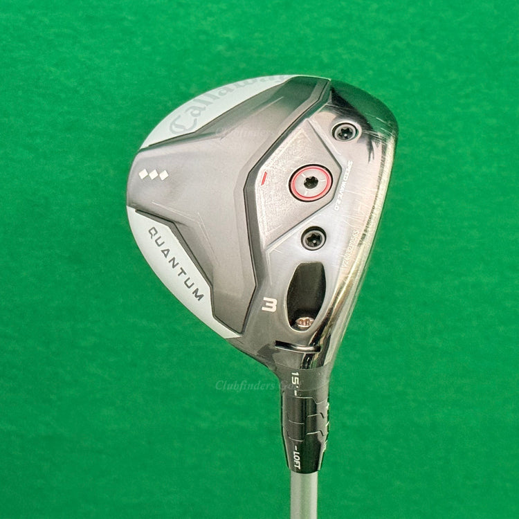 Callaway Quantum Triple Diamond 15° Fairway 3 Wood Denali Frost 6.0 Stiff w/HC