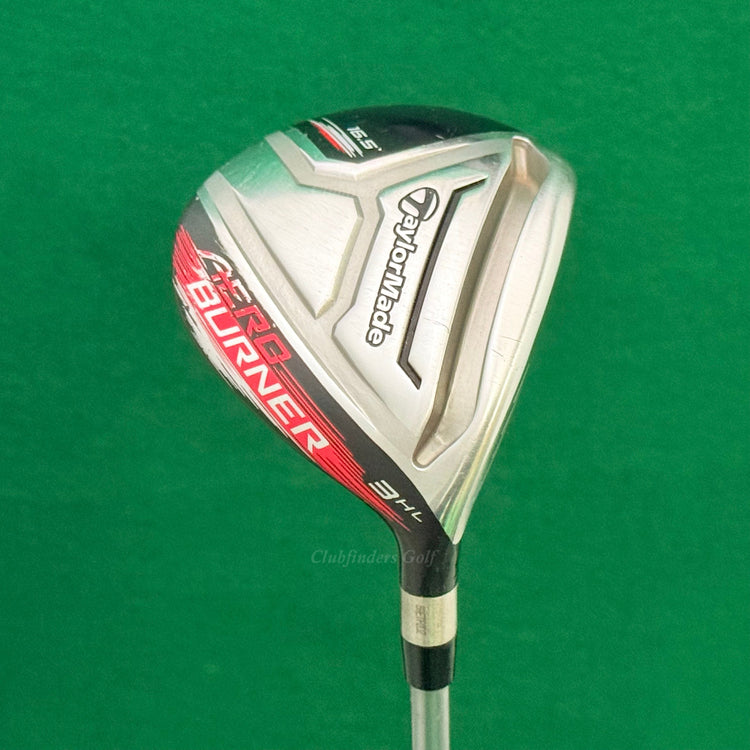 TaylorMade AeroBurner Black 16.5° Fairway 3HL Wood MFS 70X4 White Tie Stiff w/HC