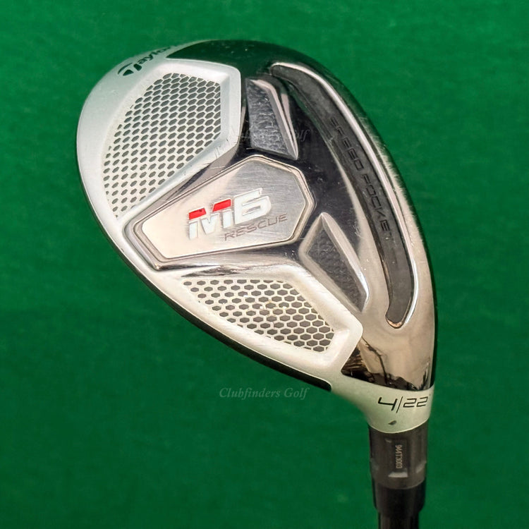 TaylorMade M6 Rescue 22° 4 Hybrid Fujikura Atmos 5-A Graphite Seniors